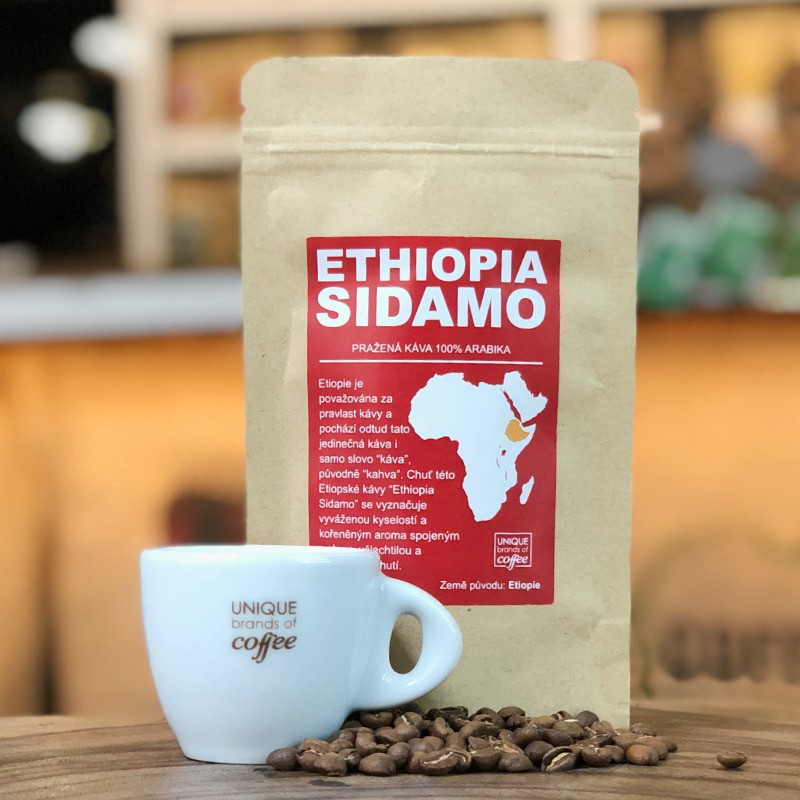 Ethiopia Sidamo BIO - čerstvě pražená káva