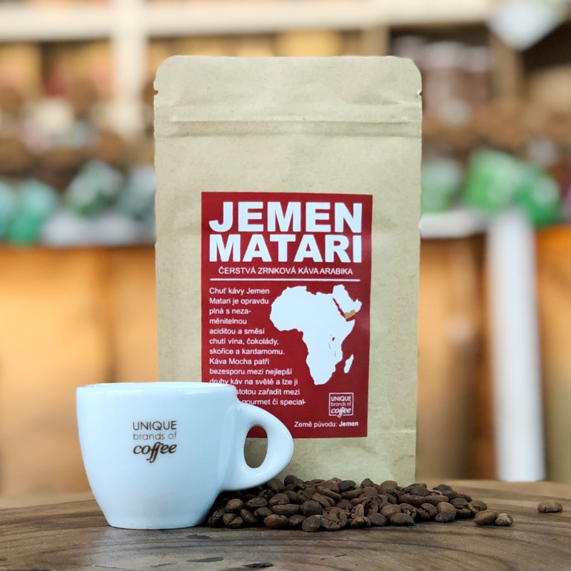 Jemen Matari - čerstvě pražená káva