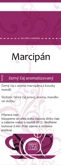 Marcipán - černý čaj aromatizovaný