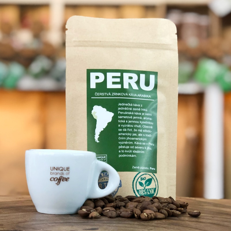 Peru BIO Fair Trade - čerstvě pražená káva