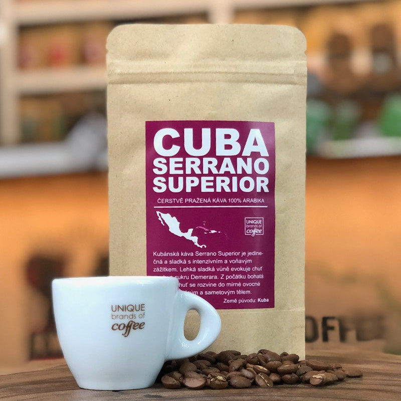 Cuba Serrano Superior - čerstvě pražená káva