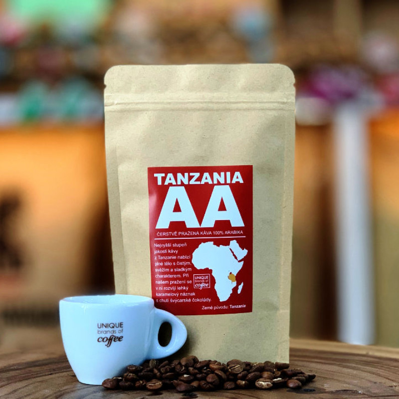 Tanzania AA - čerstvě pražená káva