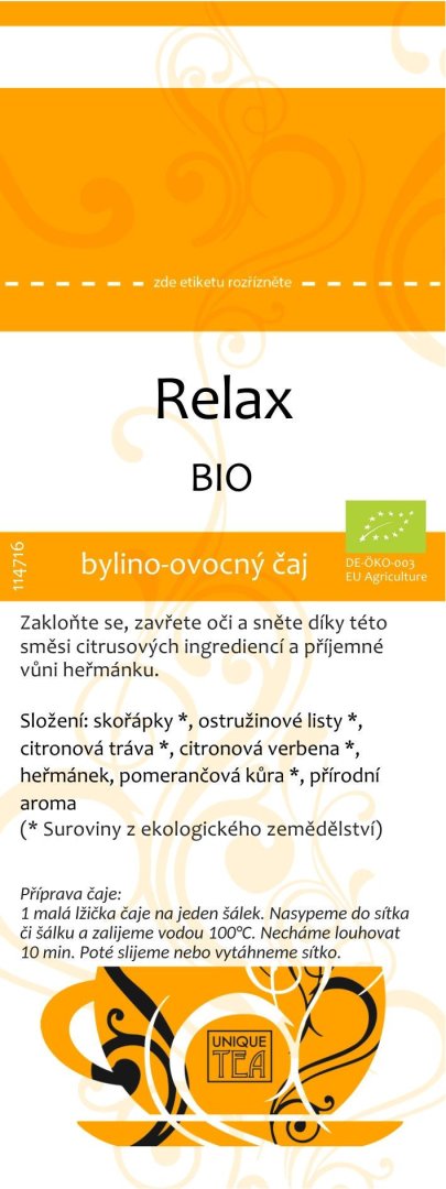 Detox BIO – bylinný čaj aromatizovaný