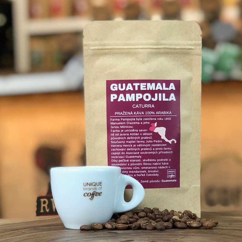 Guatemala Pampojila - čerstvě pražená káva