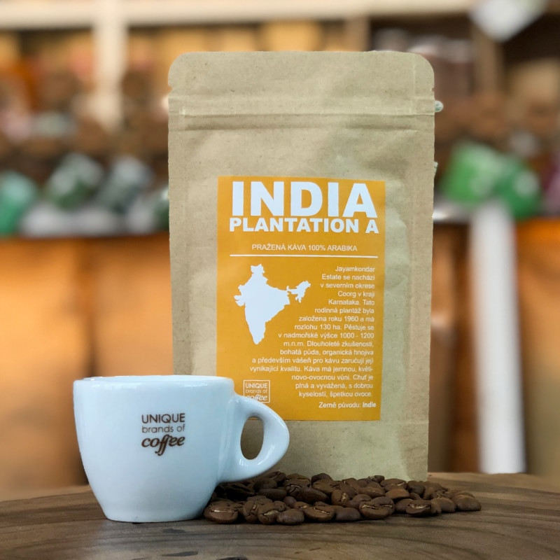 India Plantation A - čerstvě pražená káva