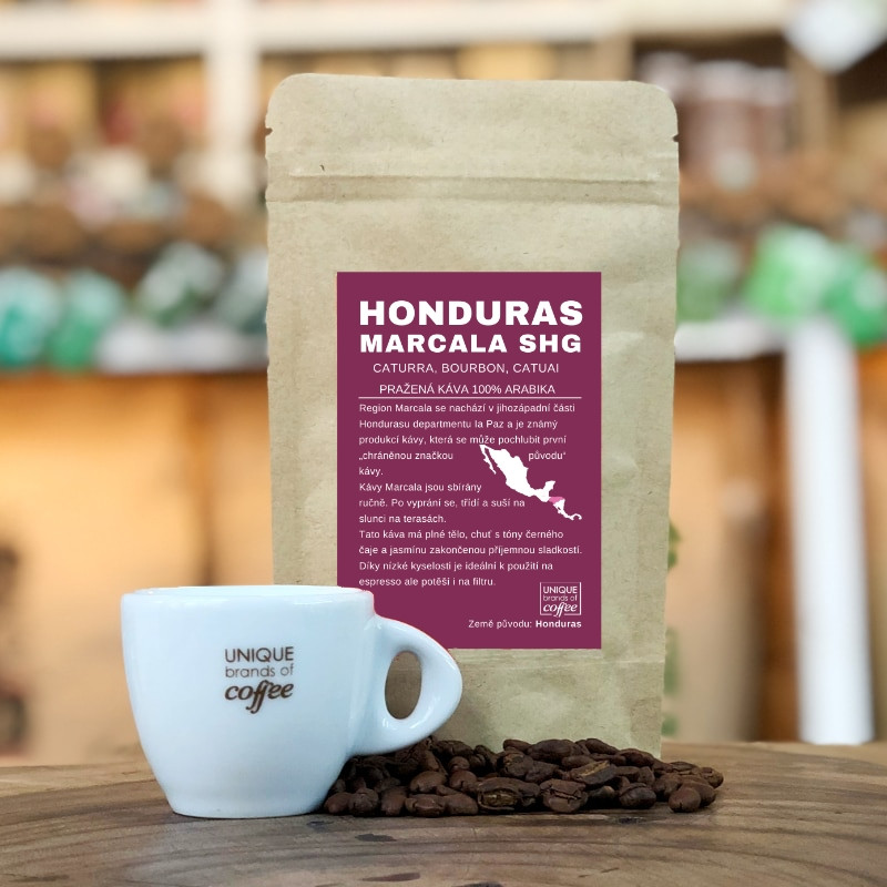 Honduras Marcala SHG EP - čerstvě pražená káva