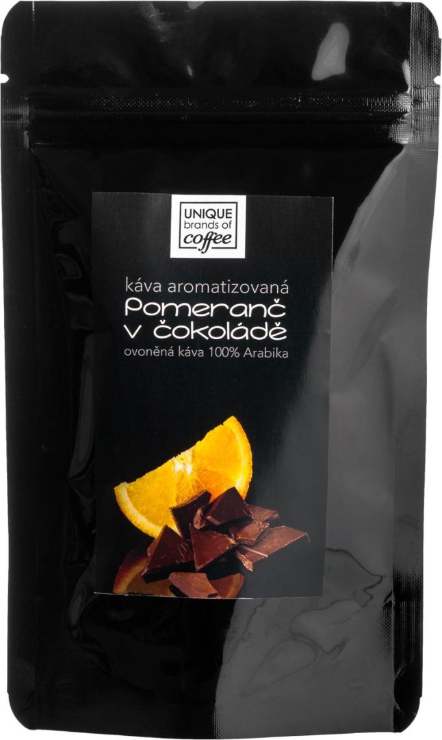 Pomeranč v čokoládě - aromatizovaná káva